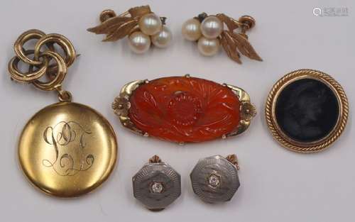 JEWELRY. Assorted Antique and Vintage Jewelry.