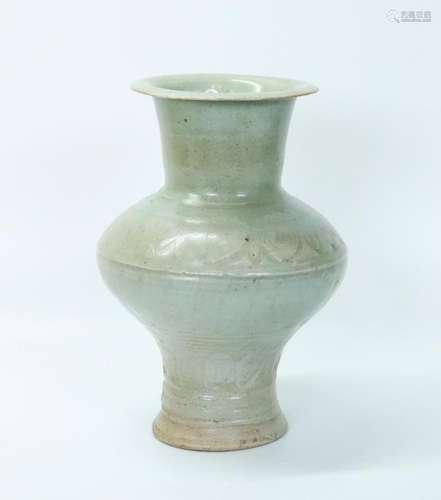 Old South East Asian Celadon Porcelain Vase