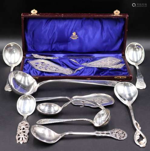 SILVER. Nordic Silver Serving Pieces Inc. Loth