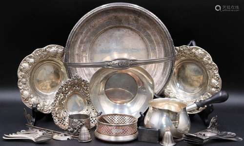 SILVER. Assorted Sterling, English Silver, and