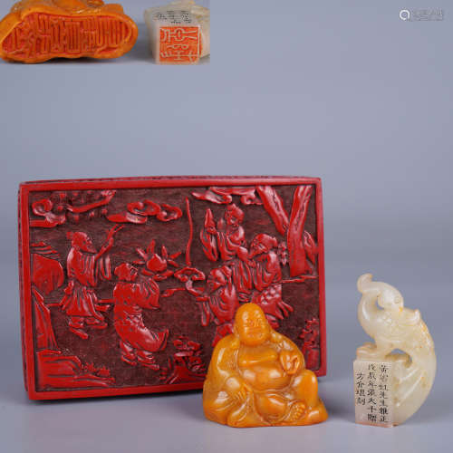 A SET OF TIANHUANG STONE SEALS