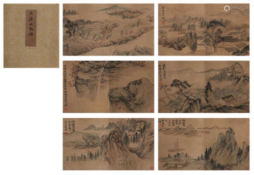 AN ALBUM OF PAINTING MARKED BY SHI TAO