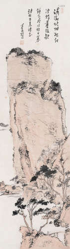 溥儒（1896-1963） 秋山图 镜心 设色纸本 