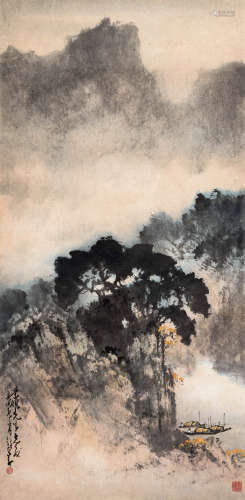 赵少昂（1905-1998） 漓江图 镜心 设色纸本 1970年作