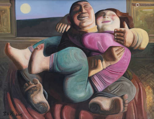 宫立龙  GONG LILONG (b.1953) 无题 2005 布面油画