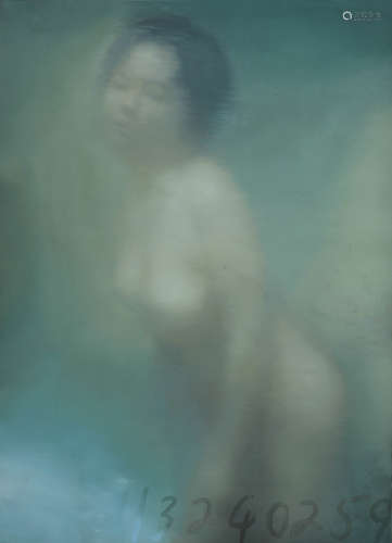 杨千  YANG QIAN (b.1959) 北京浴室系列No.16 2006 布面油画