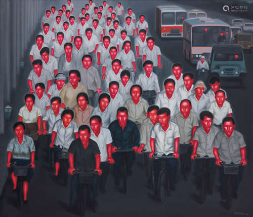 潘德海  PAN DEHAI (b.1956) 过去了-上班 2010 布面油画