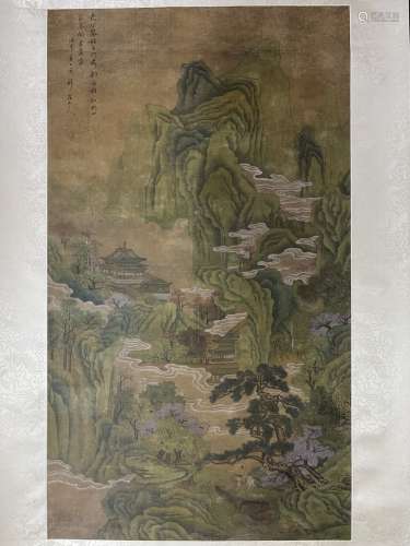 A  Chinese painting, unkown age, signed.