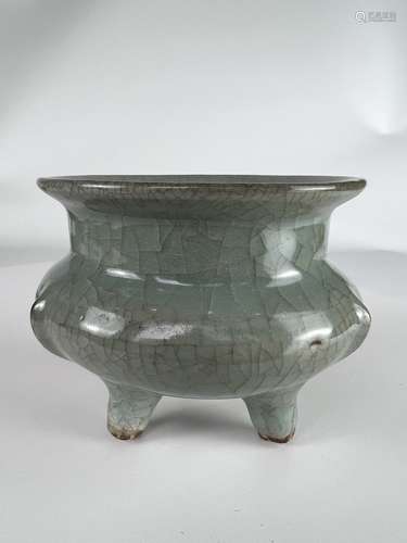 A tripodia celadon censor, Ming Dynasty Pr.