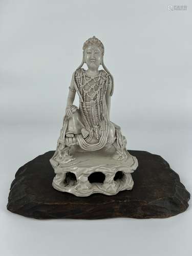 A white porcelain buddaha, Ming Dynasty Pr.