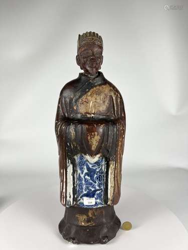 A very rare unkown porcelain figure, Ming Dynasty Pr.