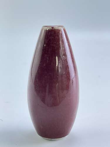 A Sang-de-boeuf LangWare Snuff bottle vase, QianLong Pr.