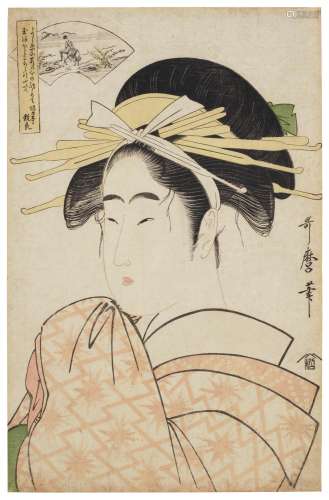 KITAGAWA UTAMARO (1754-1806) Ide no Tamagawa (The Ide Jewel ...