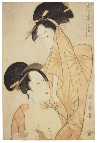 KITAGAWA UTAMARO (1754-1806) After bath