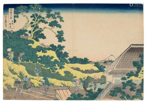 KATSUSHIKA HOKUSAI (1760-1849) Toto Sundai (Surugadai in Edo...