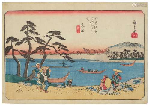 UTAGAWA HIROSHIGE (1797-1858) Ota