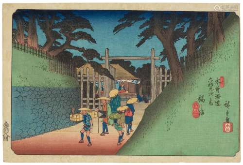 UTAGAWA HIROSHIGE (1797-1858) Fukushima