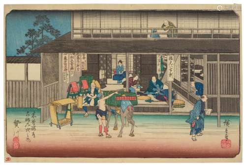 UTAGAWA HIROSHIGE (1797-1858) Niekawa