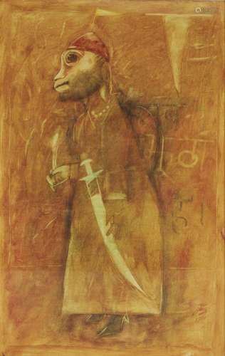 JAI ZHAROTIA (1945-2021) Untitled (Hanuman)