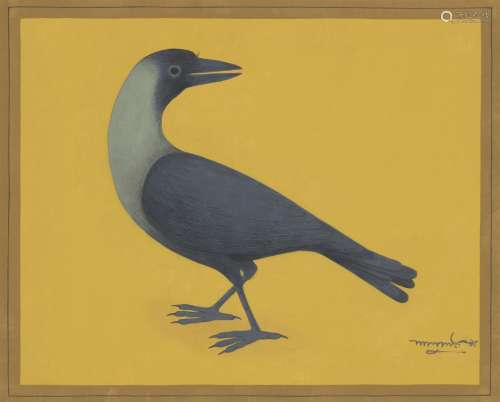 LALU PRASAD SHAW (B. 1937) Untitled (Crow)