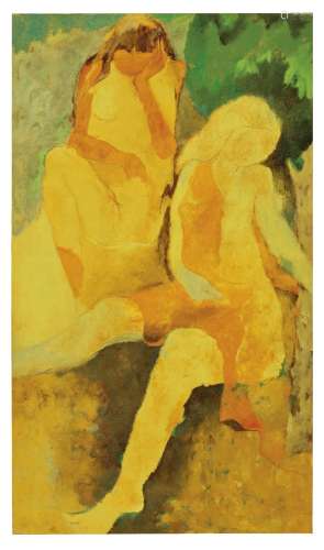 KRISHEN KHANNA (B. 1925) Untitled (Malati and Martha)