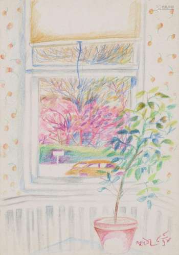 BHUPEN KHAKHAR (1934-2003) Untitled (Interior with Window)