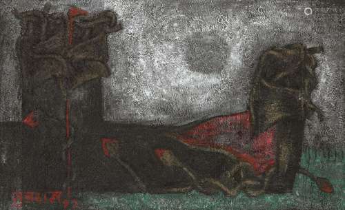 SATISH GUJRAL (1925-2020) Untitled (Raising of Lazarus)