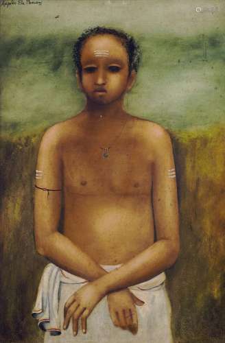 ANJOLIE ELA MENON (B. 1940) Untitled (Brahmin Boy)
