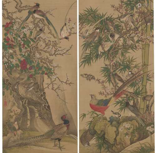 TANI BUNCHO (1763-1841)Hyakucho-zu (Hundreds of birds)