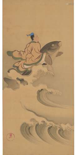 SAKAI DOITSU (1845-1913)Kinko sennin (The Immortal Qin'gao)