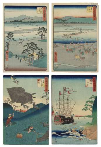 UTAGAWA HIROSHIGE (1797-1858) AND UTAGAWA HIROSHIGE II (1826...