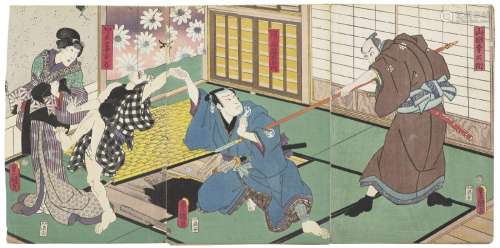 UTAGAWA TOYOKUNI (1769-1825)An album of 130 sheets of yakush...