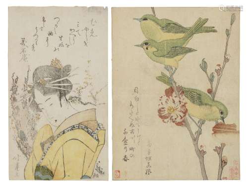 KUBO SHUNMAN(1757-1820) AND TOTOYA HOKKEI (1780-1850)A group...