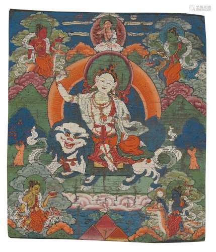 A PAINTING OF TSERINGMA BHUTAN, 18TH-19TH CENTURY