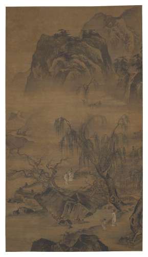 ATTRIBUTED TO WANG SHICHANG (15-16TH CENTURY).Wanderers in S...