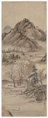 ZHAO ZUO (1573-1644).Landscape