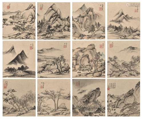HE YONG (17TH CENTURY).Album After the Old Masters