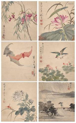 ZHANG YIN (1761-1829).Album of Flowers and Birds