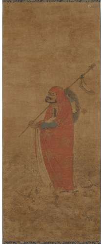 ANONYMOUS (CHINA, 18-19TH CENTURY).Bodhidharma Crossing the ...