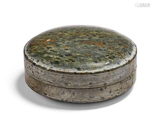 A SMALL STEATITE CIRCULAR BOX AND COVER.CHINA, TANG DYNASTY ...