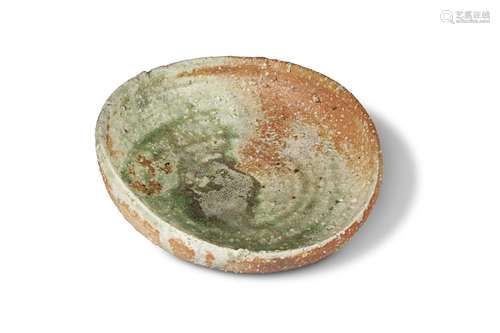 TSUJIMURA SHIRO (JAPAN, B. 1947).An Iga Stoneware Deep Bowl