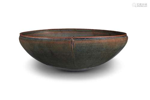 KAMADA KOJI (JAPAN, B. 1948).A Large Stoneware Tenmoku 'Oil ...