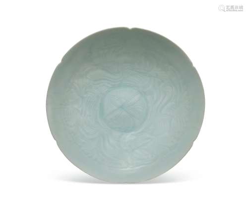 A QINGBAI BOWL WITH INCISED SWAN DECORATION  SOUTHERN SONG D...
