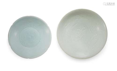 TWO QINGBAI BOWLS  SOUTHERN SONG DYNASTY (1127-1279)