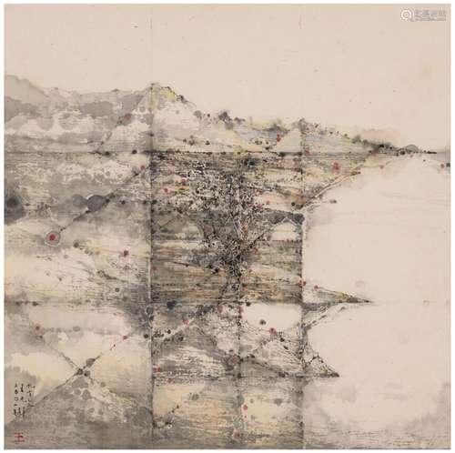 WUCIUS WONG (WANG WUXIE, B. 1936)  Nine Grids: No. 3