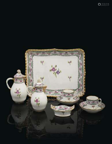 AN IMPERIAL VIENNA PORCELAIN BREAKFAST-SERVICE.CIRCA 1775-17...