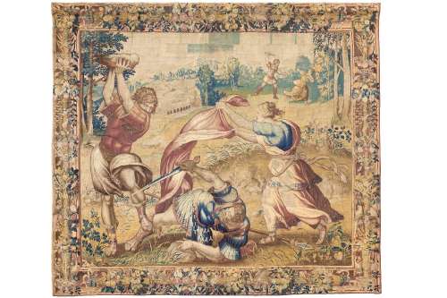 A BRUSSELS MYTHOLOGICAL TAPESTRY.CIRCA 1550