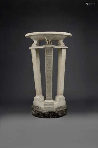 AN ITALIAN MARBLE ATHÉNIENNE.AFTER THE ANTIQUE, ITALIAN, LAT...