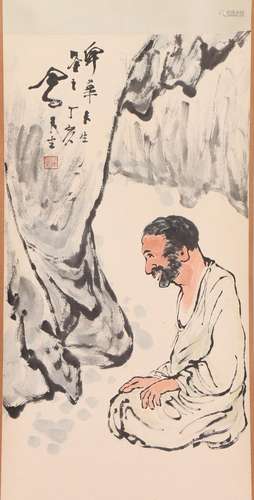 A CHINESE PAINTING OF FIGURE