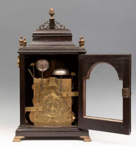 Bracket type table clock. VICENTE GINER, Barcelona, mid-eigh...